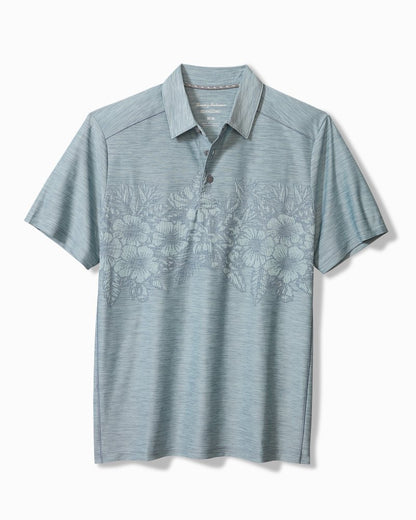 Tommy Bahama Exclusive - Big & Tall Palm Coast Hibiscus Border IslandZone® Polo