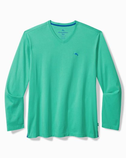 Tommy Bahama Quality - Big & Tall Bali Skyline V-Neck Long-Sleeve T-Shirt