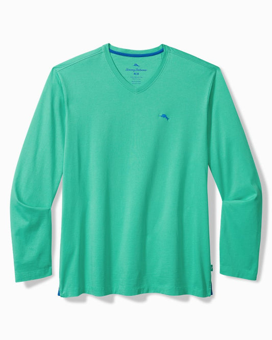 Tommy Bahama Quality - Big & Tall Bali Skyline V-Neck Long-Sleeve T-Shirt