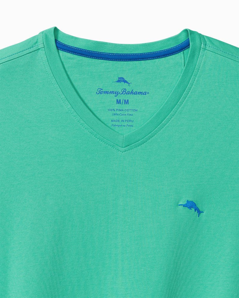 Tommy Bahama Quality - Big & Tall Bali Skyline V-Neck Long-Sleeve T-Shirt