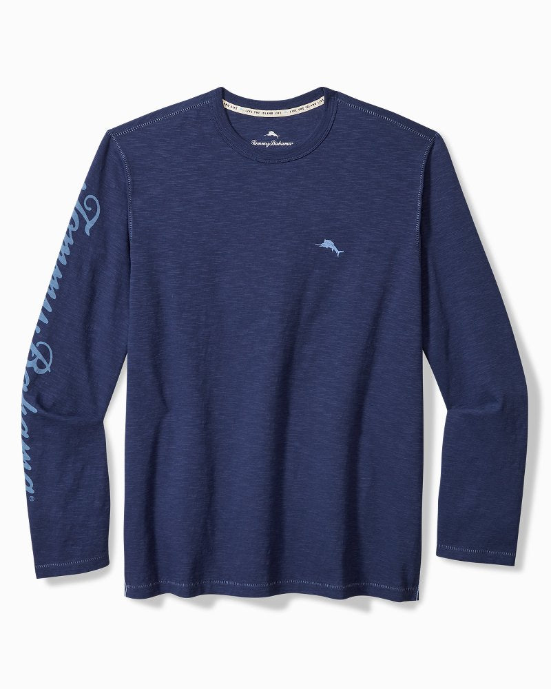 Tommy Bahama Popular - Big & Tall Azul Palms Long-Sleeve Lux T-Shirt