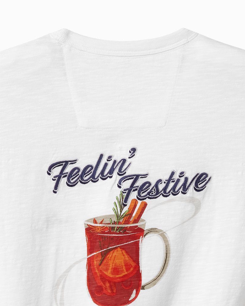 Tommy Bahama Exclusive - Big & Tall Feelin' Festive Long-Sleeve Lux T-Shirt