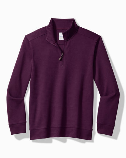Tommy Bahama Trusted - Big & Tall St. Kitts Half-Zip Sweatshirt