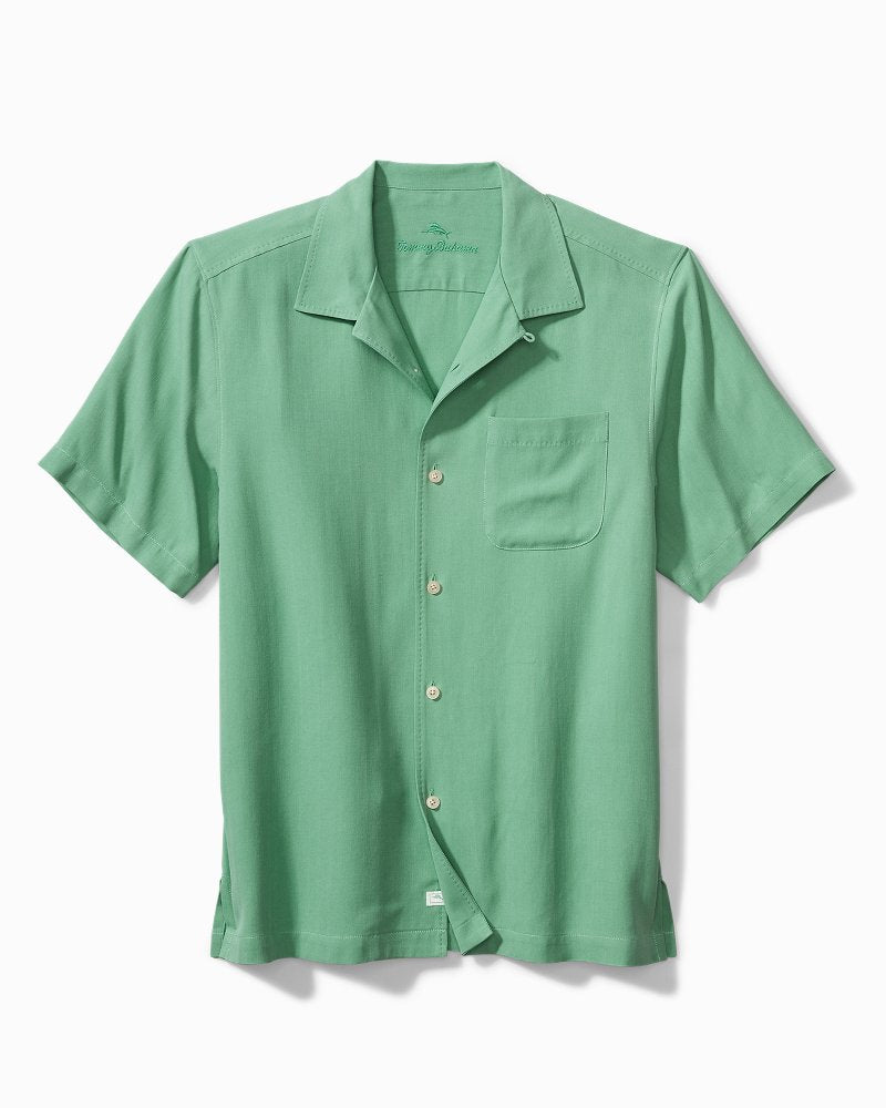 Tommy Bahama Deals - Big & Tall Hawaiian Herringbone Camp Shirt