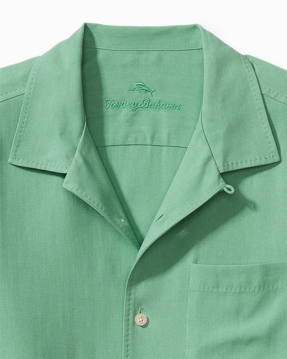 Tommy Bahama Deals - Big & Tall Hawaiian Herringbone Camp Shirt