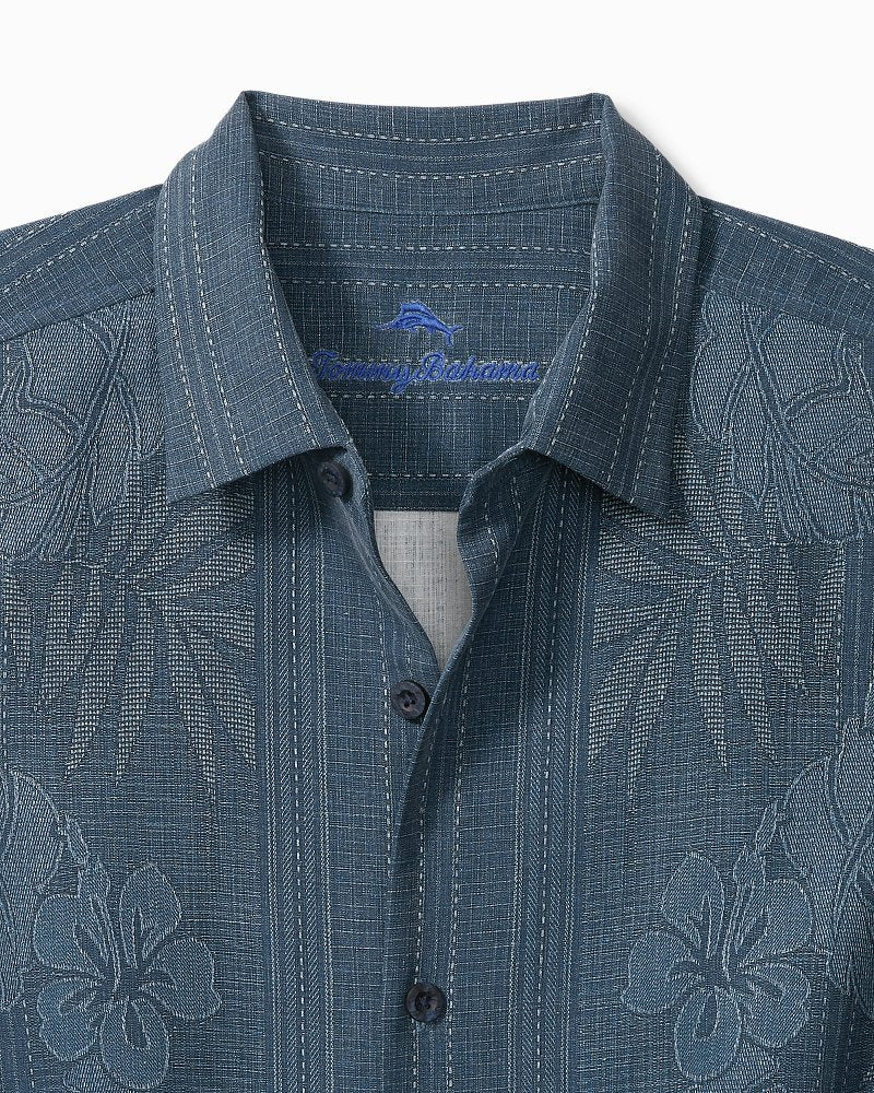 Tommy Bahama Special Offer - Big & Tall Bali Border Silk Camp Shirt