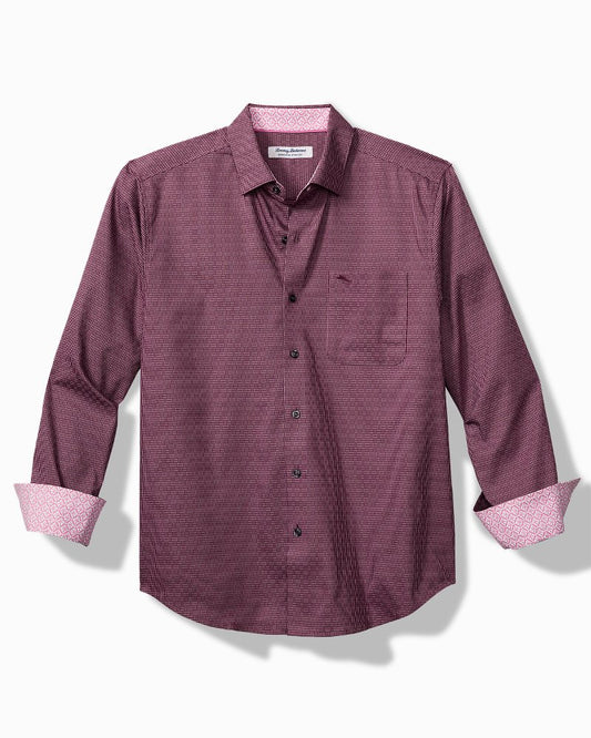 Tommy Bahama Great Value - Big & Tall Sarasota Stretch Ventura Isles IslandZone® Stripe Shirt
