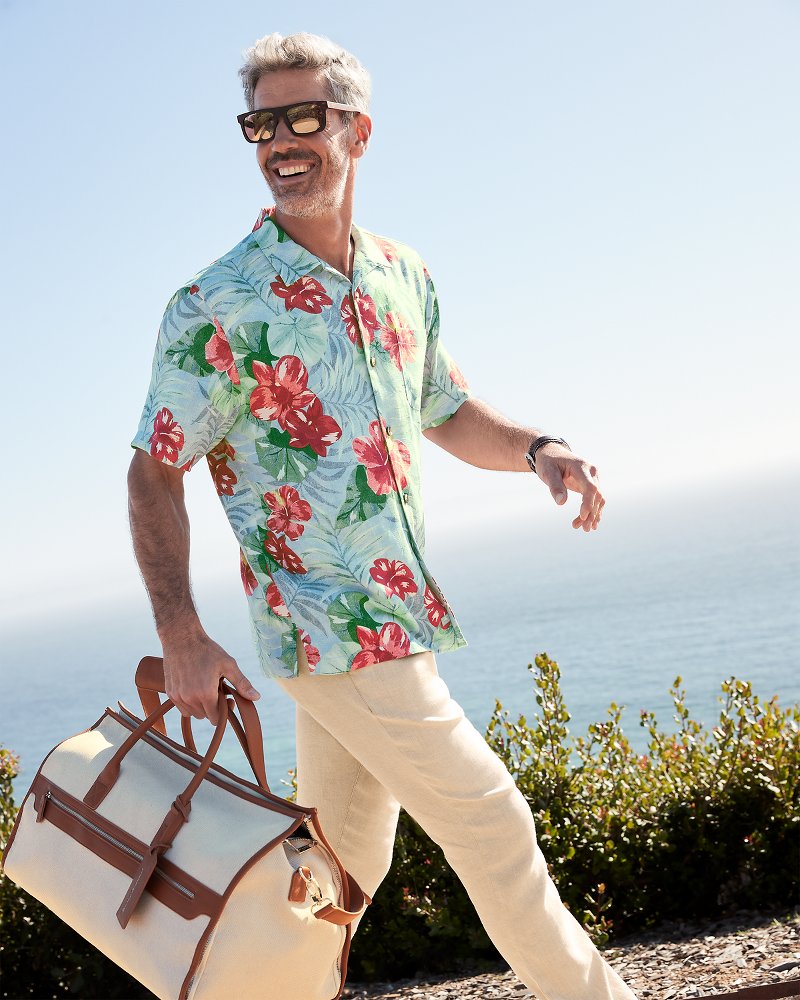 Tommy Bahama Sale - Big & Tall Fridas Garden Silk Camp Shirt