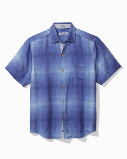 Tommy Bahama Trusted - Big & Tall Madera Ombré Silk Camp Shirt