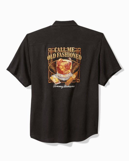 Tommy Bahama Popular - Big & Tall Call Me Old Fashioned Silk Camp Shirt
