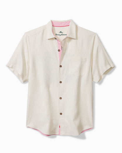 Tommy Bahama Popular - Big & Tall Surf the Yule Tide Silk Camp Shirt