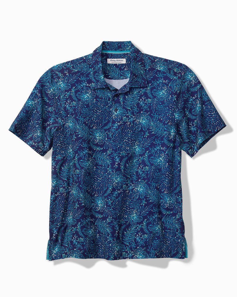 Tommy Bahama Discount - Big & Tall Bahama Coast Azul Burst IslandZone® Polo