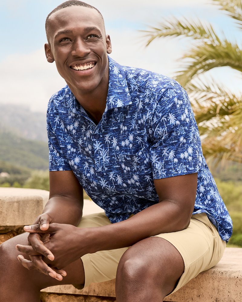Tommy Bahama Premium - Big & Tall Bahama Coast Cabana Shores IslandZone® Shirt