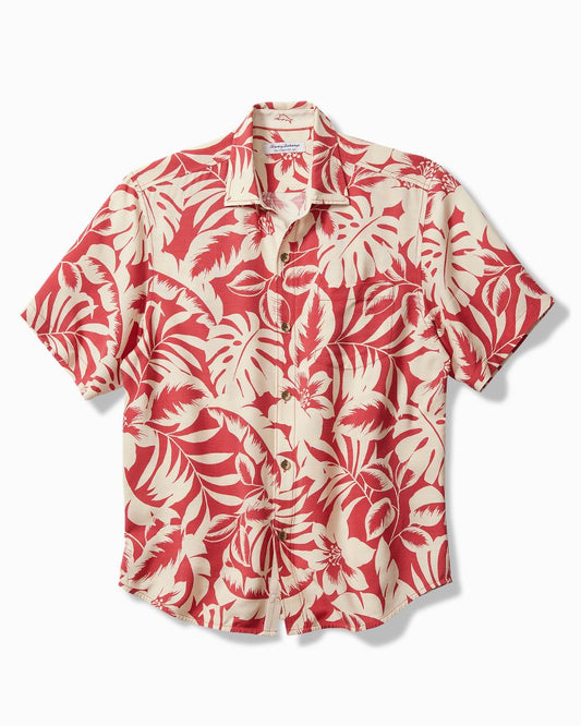 Tommy Bahama Everyday - Big & Tall Veracruz Cay Lindavista Leaves Short-Sleeve Shirt