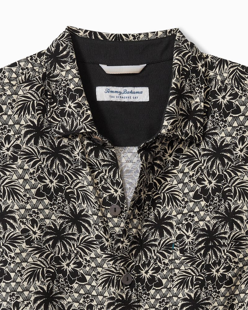 Tommy Bahama Premium - Big & Tall Veracruz Cay Palm Cascade Short-Sleeve Shirt