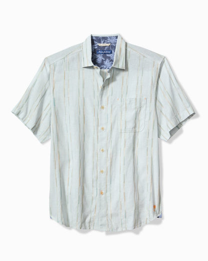 Tommy Bahama Special Offer - Big & Tall Sonora Stripe Linen-Blend Short-Sleeve Shirt
