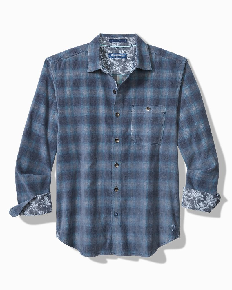 Tommy Bahama Best Seller - Big & Tall Coastline Cord Stretch Ombré Check Shirt