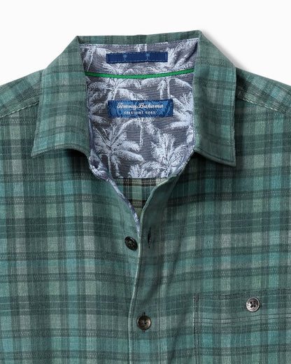 Tommy Bahama Best Price - Big & Tall Coastline Cord Stretch Lagoon Check Shirt
