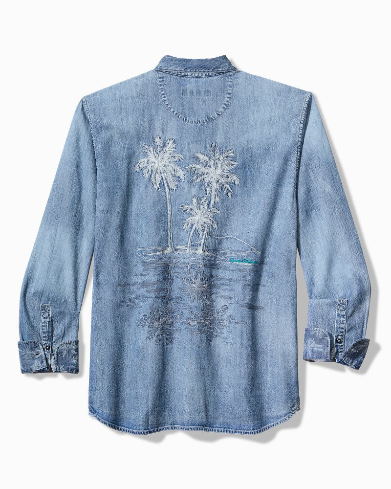 Tommy Bahama Great Value - Big & Tall Palm Reflections Long-Sleeve Shirt