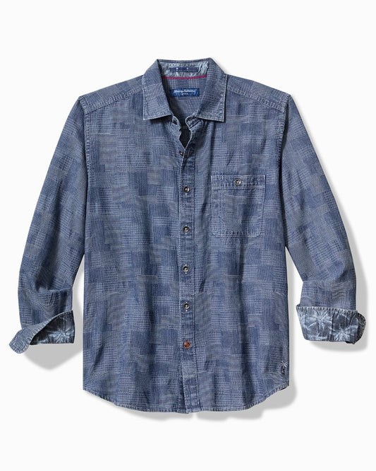 Tommy Bahama Hot Sale - Big & Tall Paradise Patchwork Long-Sleeve Shirt