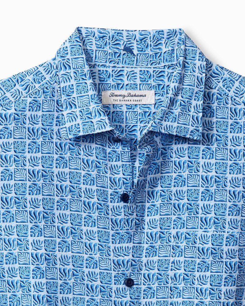 Tommy Bahama Premium - Big & Tall Bahama Coast Cozumel Tiles IslandZone® Shirt