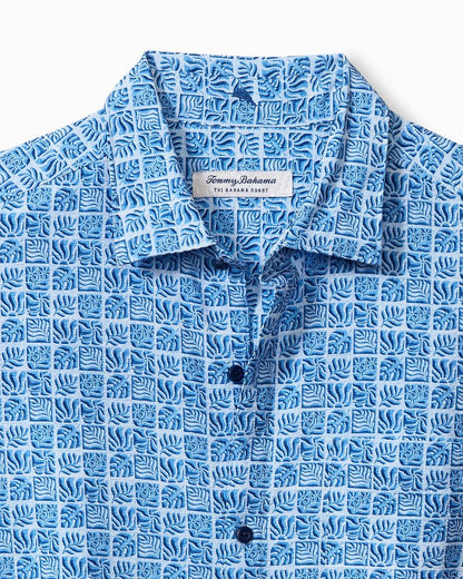 Tommy Bahama Premium - Big & Tall Bahama Coast Cozumel Tiles IslandZone® Shirt