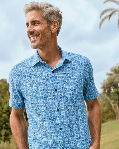 Tommy Bahama Premium - Big & Tall Bahama Coast Cozumel Tiles IslandZone® Shirt