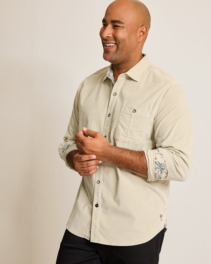 Tommy Bahama Popular - Big & Tall Coastline Cord Stretch Sun Fade Shirt