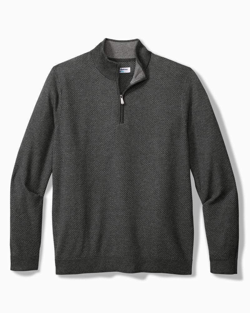 Tommy Bahama Best Price - Big & Tall Coolside Legend Half-Zip IslandZone® Sweater