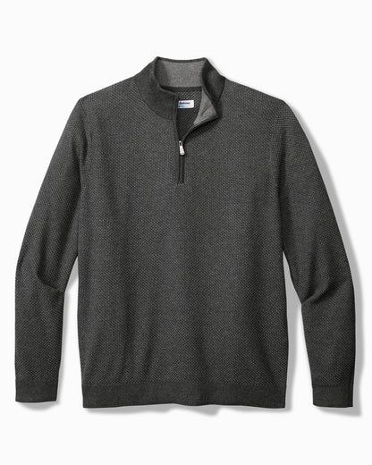 Tommy Bahama Best Price - Big & Tall Coolside Legend Half-Zip IslandZone® Sweater