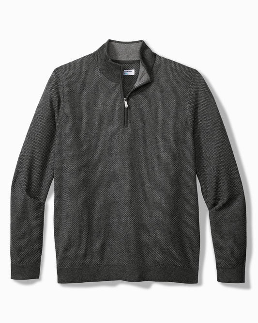 Tommy Bahama Best Price - Big & Tall Coolside Legend Half-Zip IslandZone® Sweater