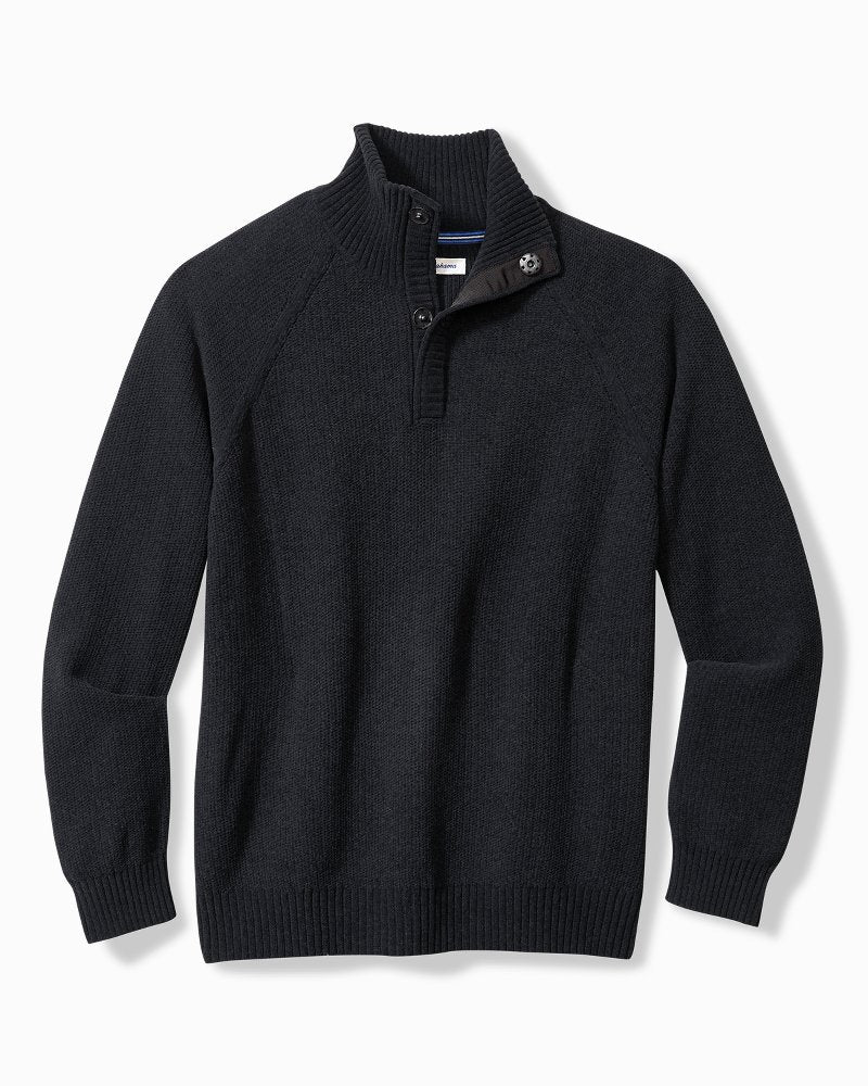 Tommy Bahama Sale - Big & Tall Shoreline Surfcomber Snap-Mock Sweater