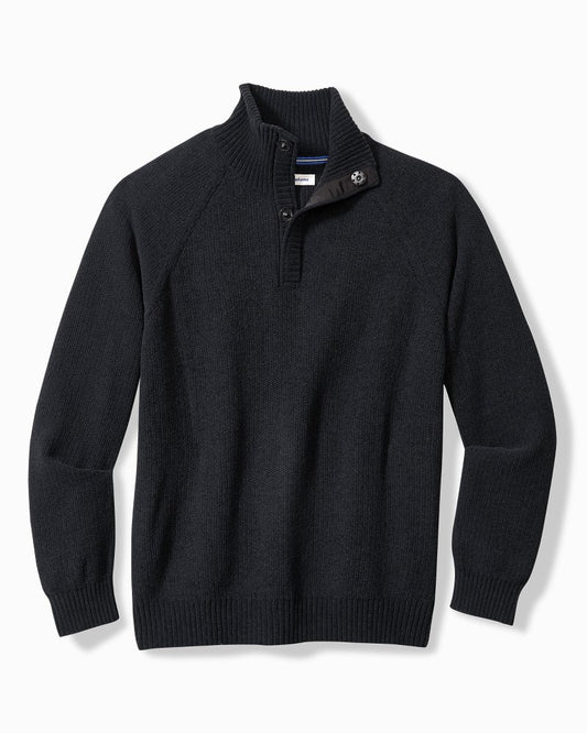 Tommy Bahama Sale - Big & Tall Shoreline Surfcomber Snap-Mock Sweater