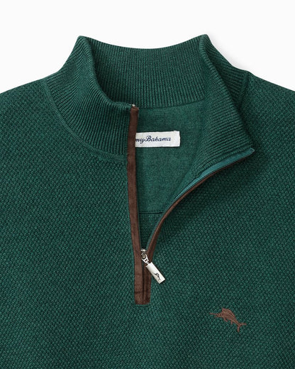 Tommy Bahama Hot Sale - Big & Tall Marlin Luxe Half-Zip Sweater
