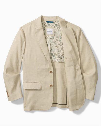 Tommy Bahama Top Pick - Big & Tall Latigo Beach Linen-Blend Blazer