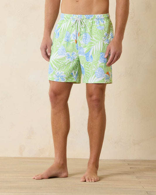Tommy Bahama Exclusive - Big & Tall Naples Pineapple Hideaway Swim Trunks
