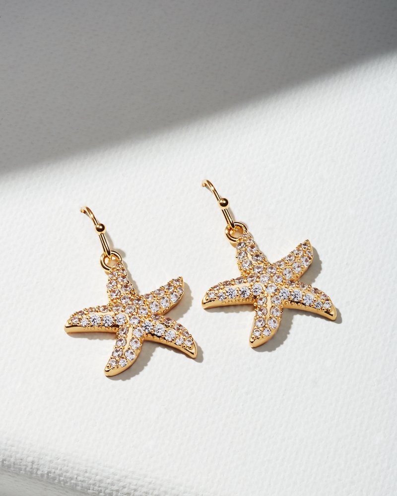 Tommy Bahama Quality - Island Essence Gold Starfish Earrings
