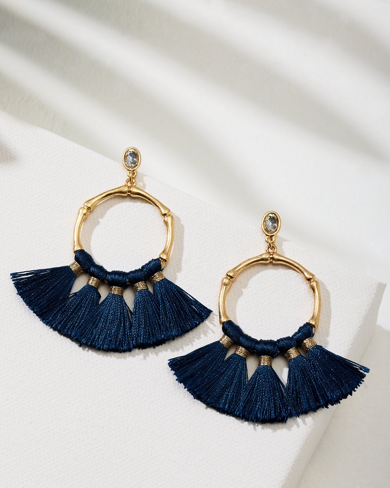 Tommy Bahama Everyday - Indigo Bay Bamboo Tassel Earrings