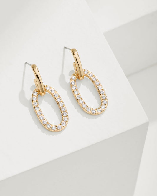 Tommy Bahama Customer Favorite - Sanibel Island Crystal Link Drop Earrings