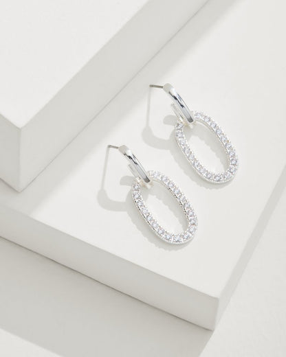 Tommy Bahama Featured - Sanibel Island Crystal Link Drop Earrings