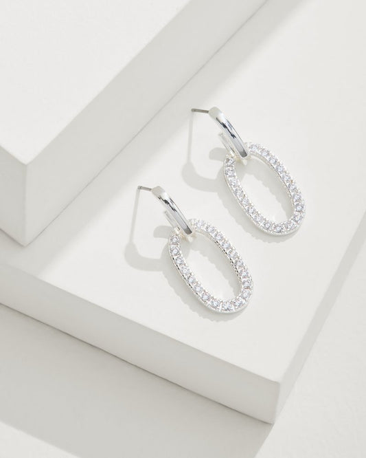 Tommy Bahama Featured - Sanibel Island Crystal Link Drop Earrings
