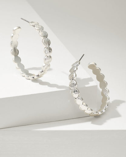 Tommy Bahama Latest - Marco Island Textured Disc Hoop Earrings