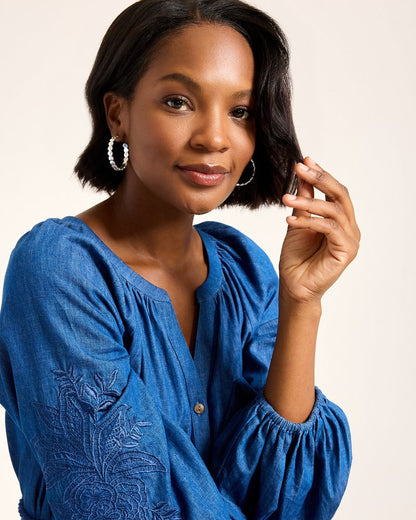 Tommy Bahama Latest - Marco Island Textured Disc Hoop Earrings