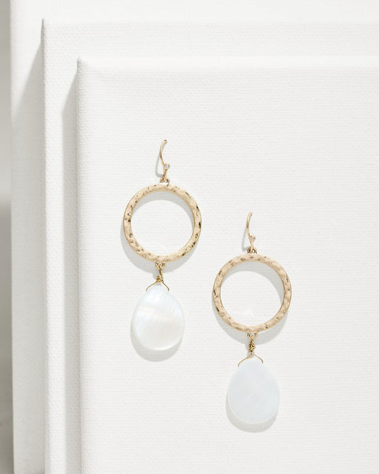Tommy Bahama Classic - Indigo Shore Mother of Pearl Teardrop Earrings