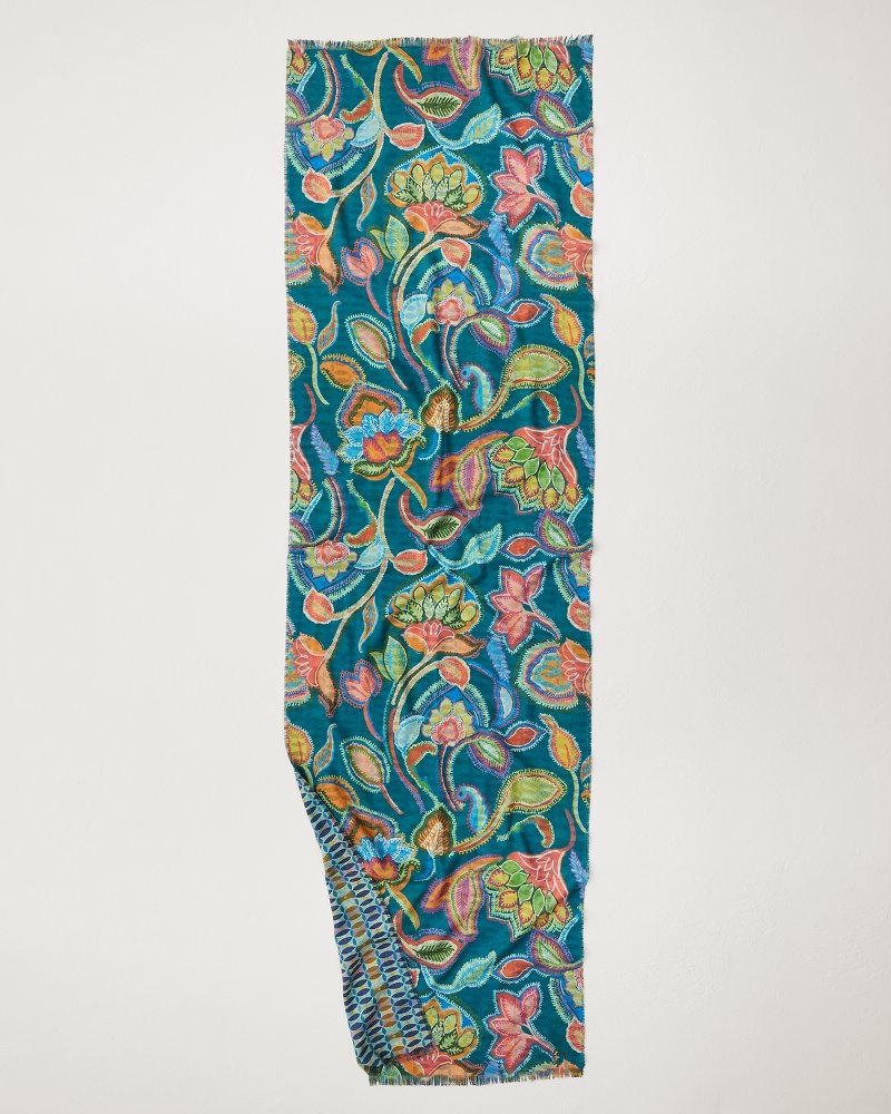 Tommy Bahama Premium - Hypnotic Garden Double Face Scarf