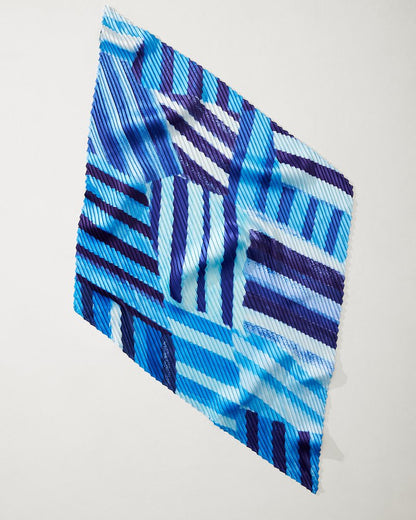Tommy Bahama Classic - Mosaic Stripes Pleated Diamond Scarf