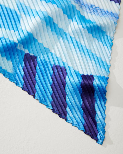 Tommy Bahama Classic - Mosaic Stripes Pleated Diamond Scarf