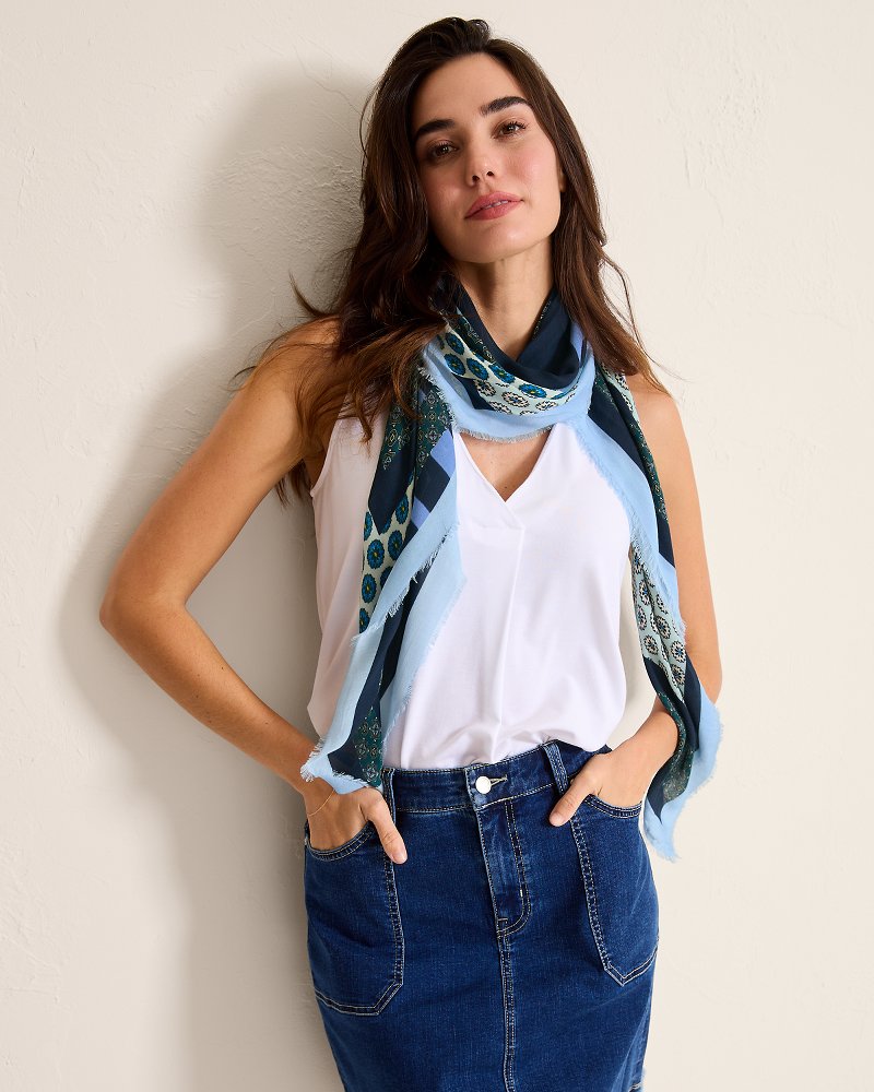 Tommy Bahama Deals - Foulard Patch Square Scarf