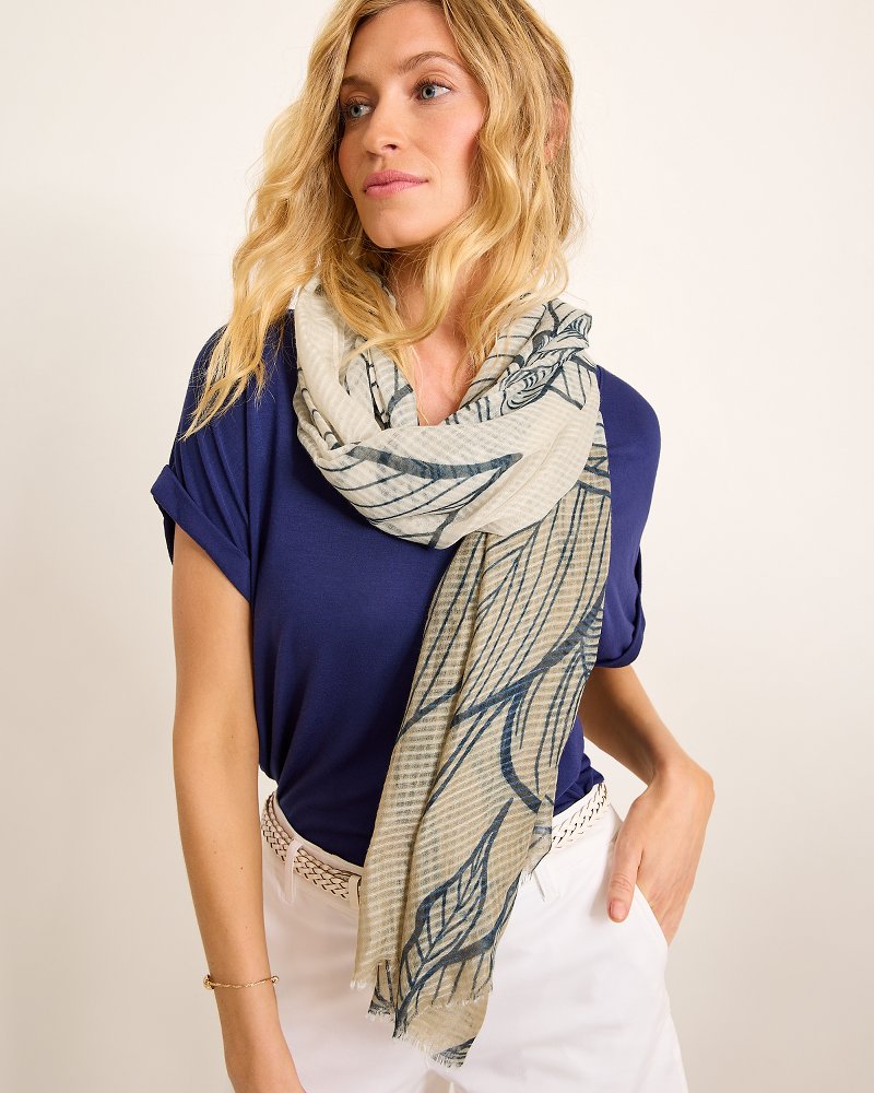 Tommy Bahama Everyday - Block Bouquet Wrap Scarf