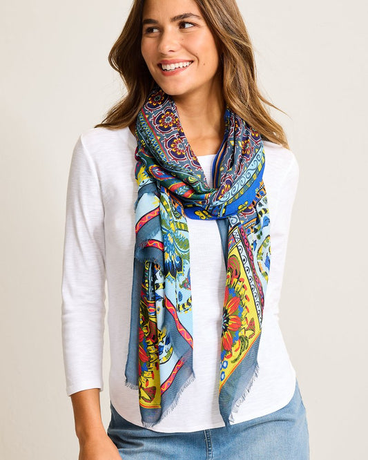 Tommy Bahama Trending - Tile Patch Wrap Scarf